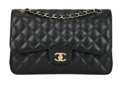 Jumbo Classic Double Flap, Caviar, Black, 27150362(2019), AC/DB, 3*